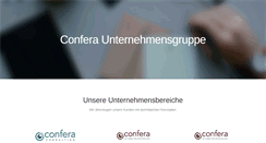 Desktop Screenshot of confera.de