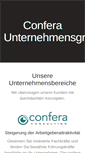 Mobile Screenshot of confera.de