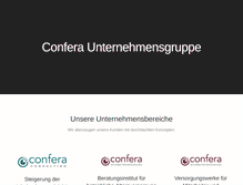 Tablet Screenshot of confera.de